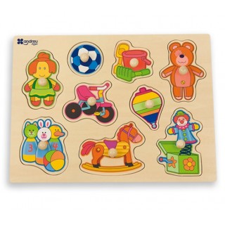 PUZZLE DE MADEIRA BRINQUEDOS